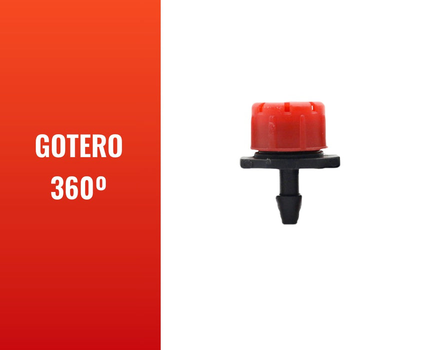 GOTERO AJUSTABLE PARA RIEGO JARDÍN / HUERTO